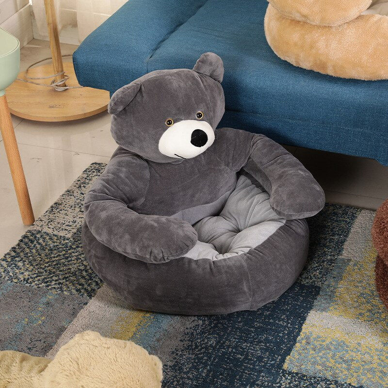 Bear-Shaped Pet Bed — Cozy and Original