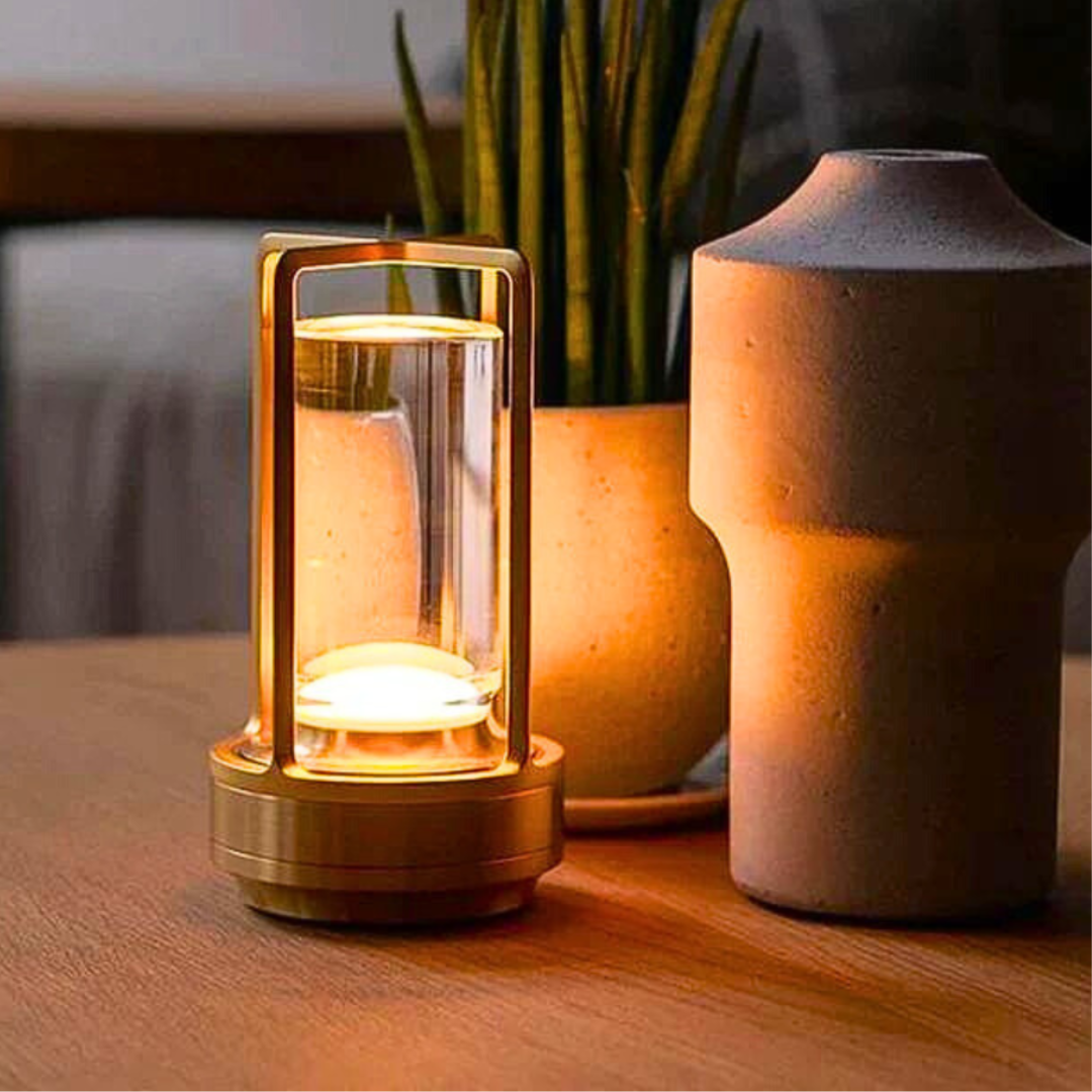 Lampe De Table Rechargeable – Lumière Tamisée Et Style Intemporel