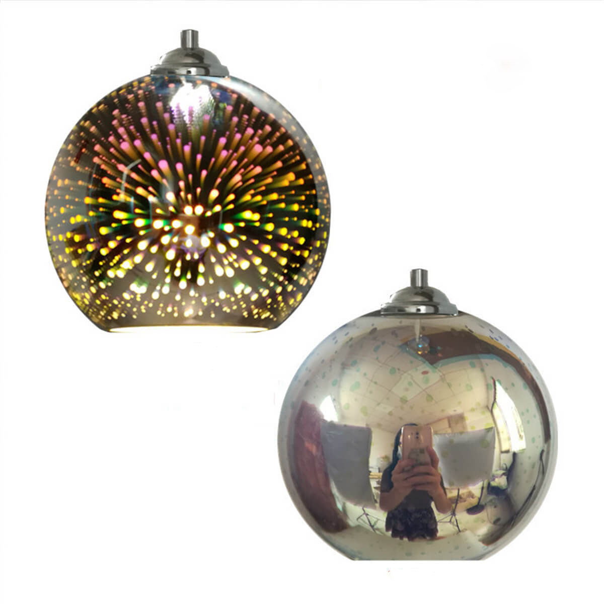 Suspensie Modernă Efect Foc de Artificii – Strălucire Vizuală și Design Trendy