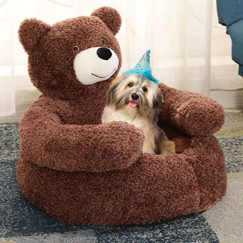 Bear-Shaped Pet Bed — Cozy and Original
