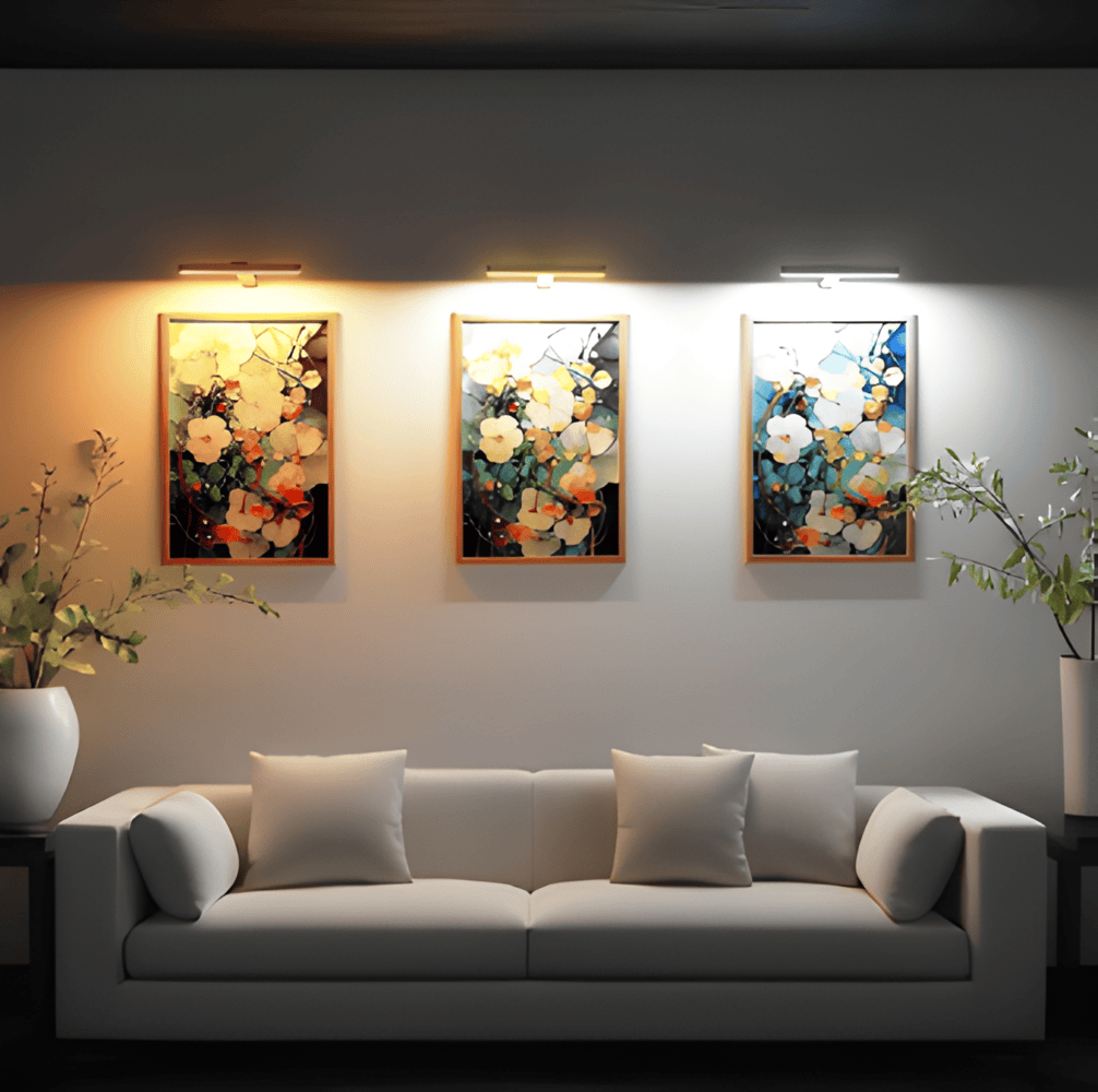 Trådløs USB-oppladbar LED-vegglampe - full rotasjon og praktisk opplading