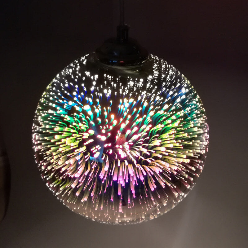 Suspensie Modernă Efect Foc de Artificii – Strălucire Vizuală și Design Trendy