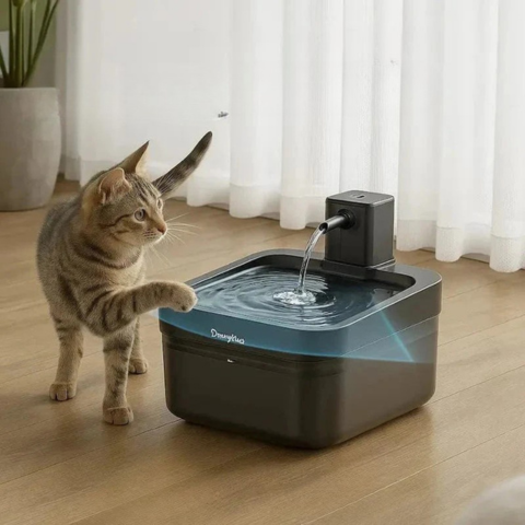 ワイヤレス猫用給水器 - 自由と継続的な水分補給