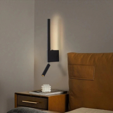 Nástěnné LED svítidlo s čtecí lampou – Praktické a elegantní