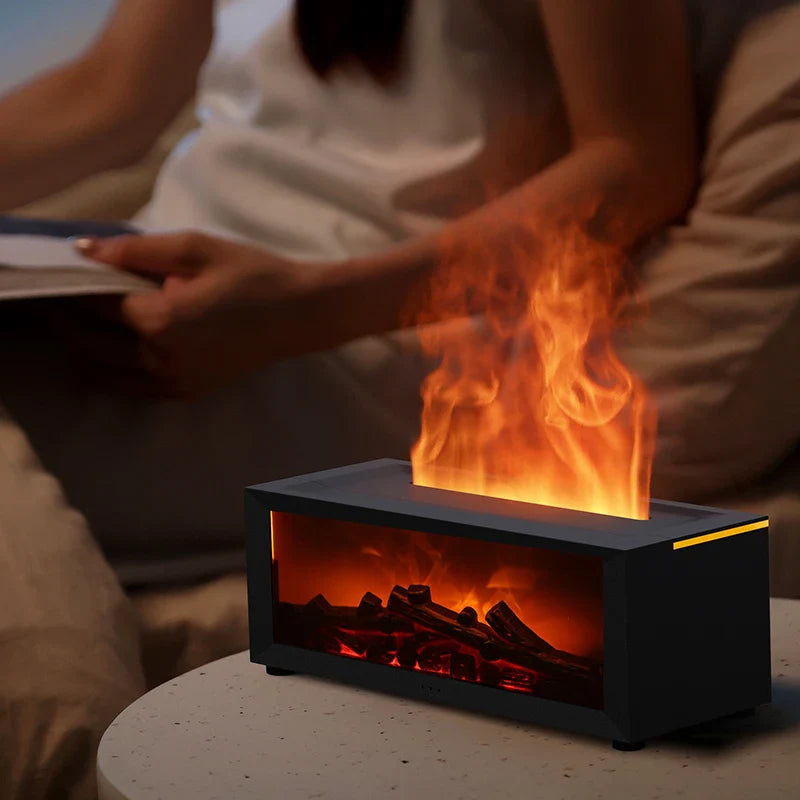 Difuzér vůní Efekt plamene – Teplá a uvolňující atmosféra