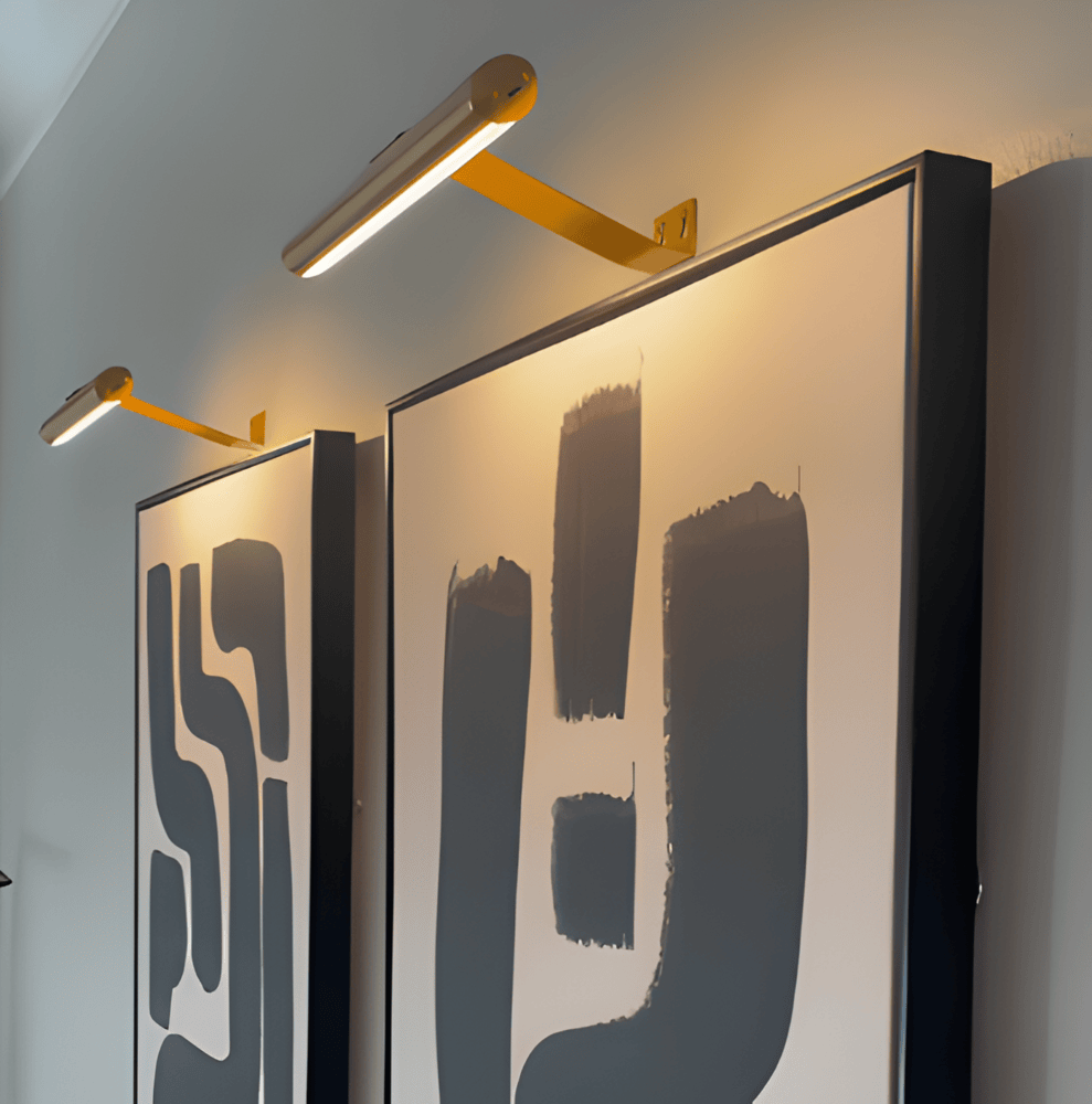 Trådløs USB-oppladbar LED-vegglampe - full rotasjon og praktisk opplading