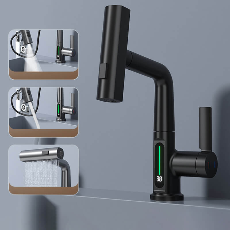 Grifo Flexible Inteligente – Pantalla Digital y Temperatura En Vivo