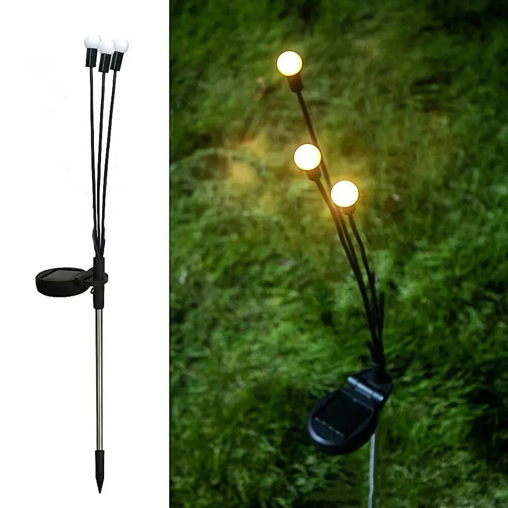 Lámparas LED Luciérnagas A Energía Solar – Ambiente Mágico Para Su Jardín