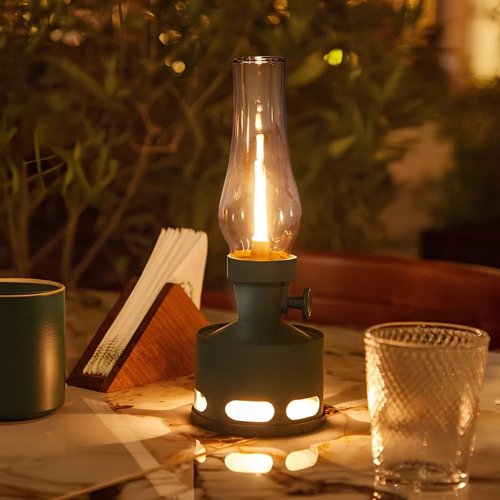 Lanterne LED Style Rétro – Éclairage Décoratif Élégant