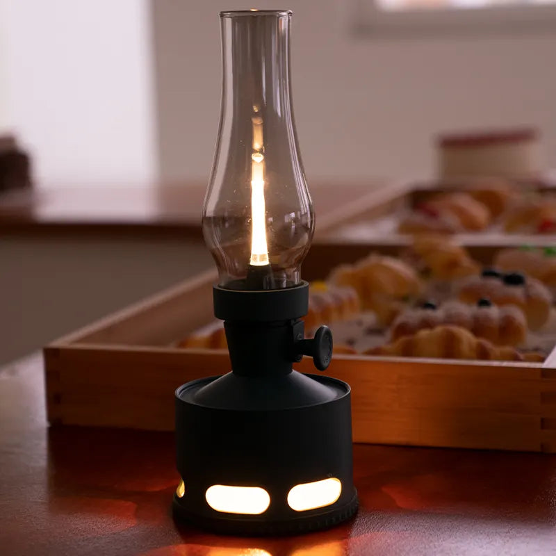 Lanterne LED Style Rétro – Éclairage Décoratif Élégant