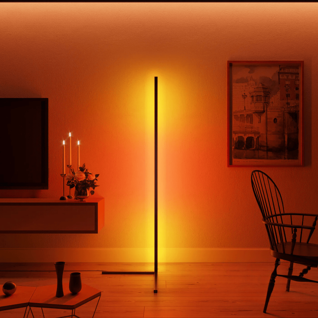 Narożna lampa nastrojowa - Éclat Multicolore & Atmosphère Moderne