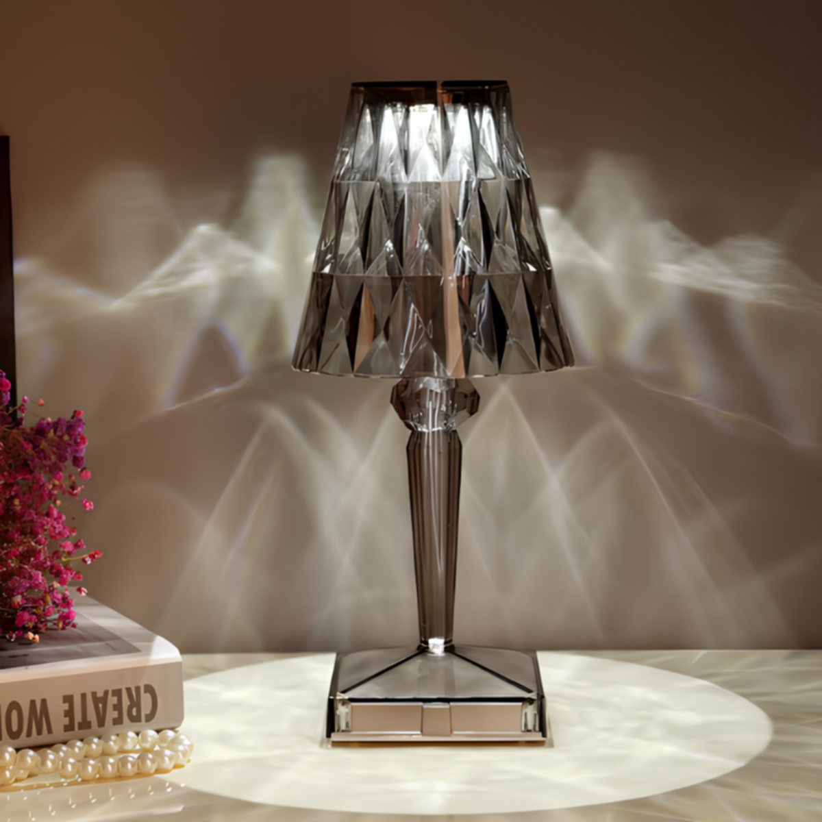 Krystallbordlampe – Moderne Eleganse Og Varm Atmosfære 