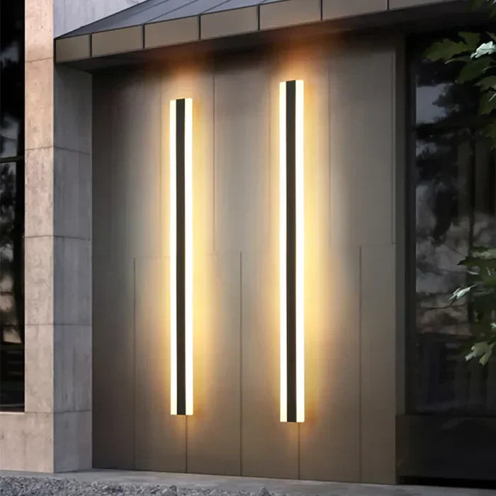 Værbestandig utendørs vegglampe - Soliditet og eleganse