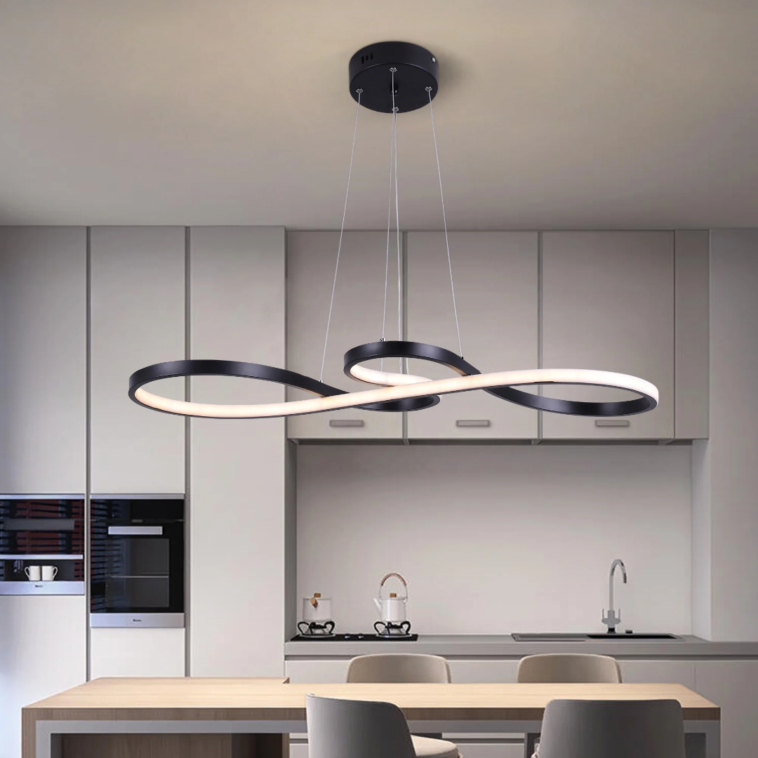 Moderní LED závěsné svítidlo s prstenci – Elegantní a futuristický design 