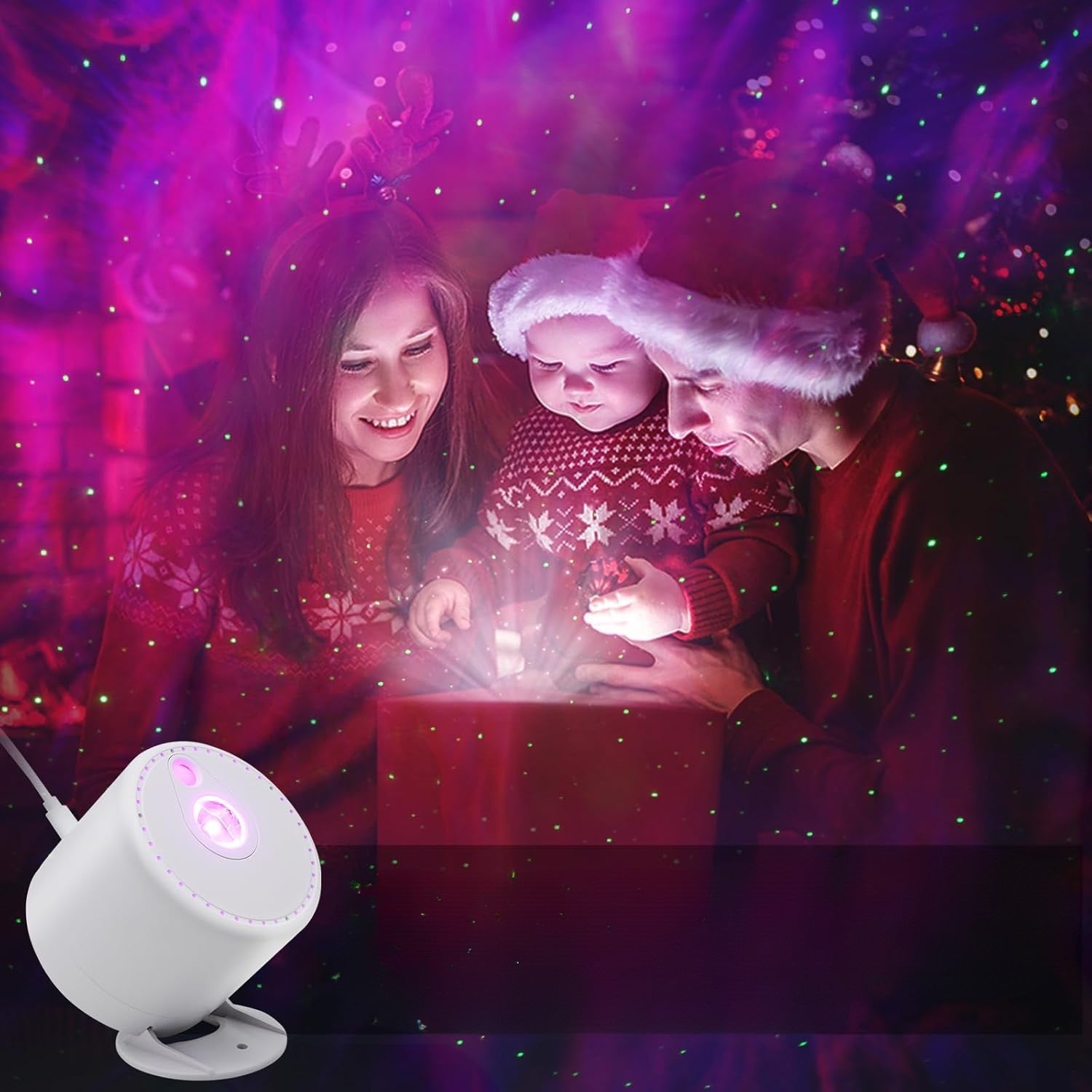 LED projektor – Relaxační galaxie atmosféra 