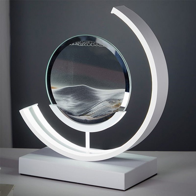 Pohybová písečná lampa – vizuální relaxace a uklidňující atmosféra 