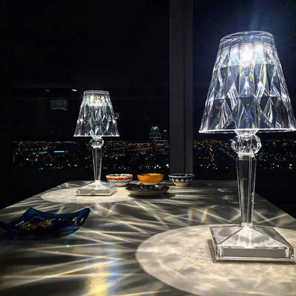 Krystallbordlampe – Moderne Eleganse Og Varm Atmosfære 