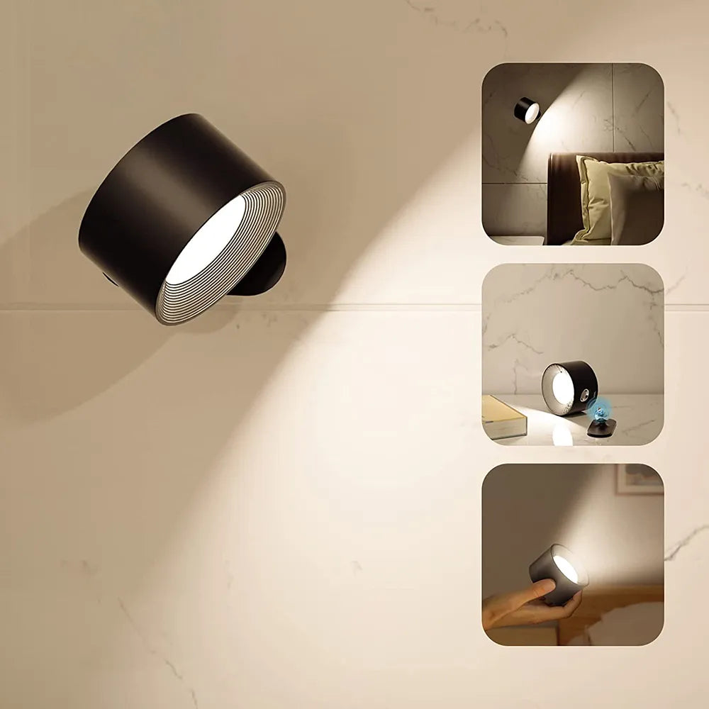 Vegglampe med oppladbart batteri – Lys der du trenger det 