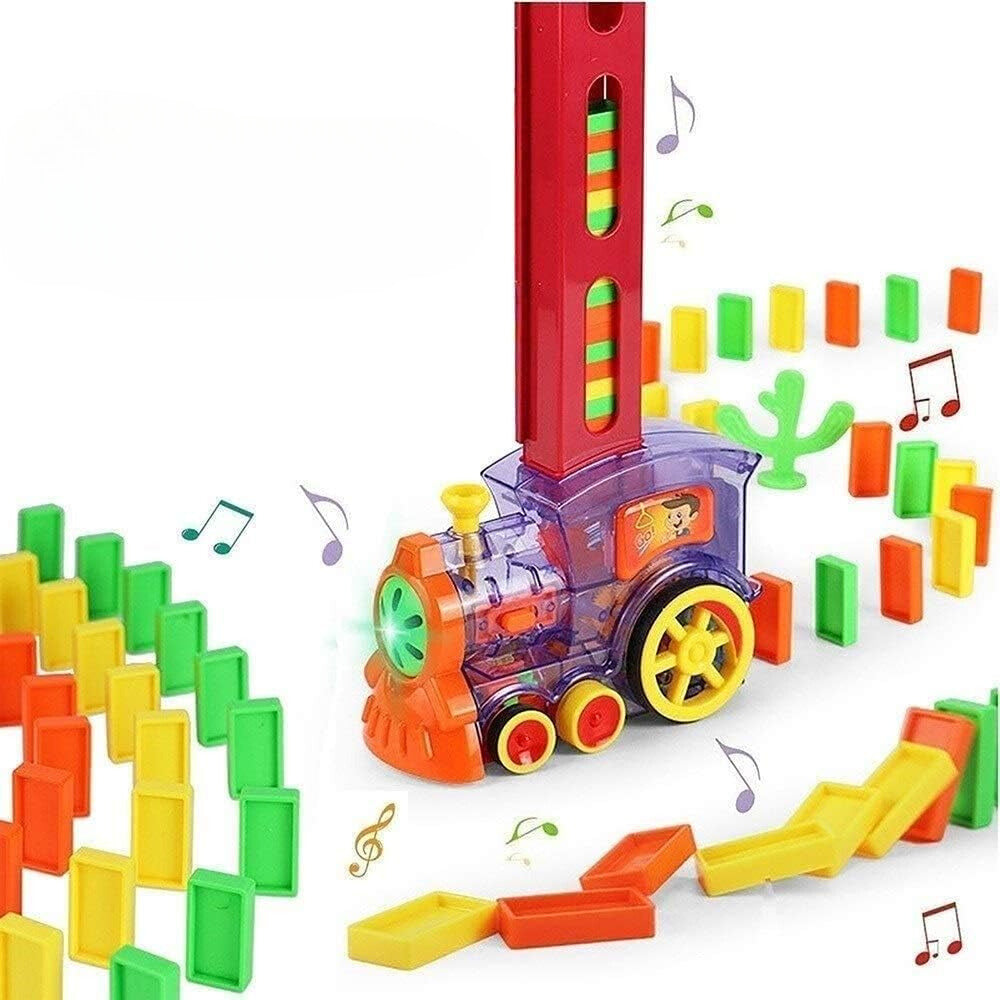 Tog Dominos Express – Leken og kreativt spill for barn 