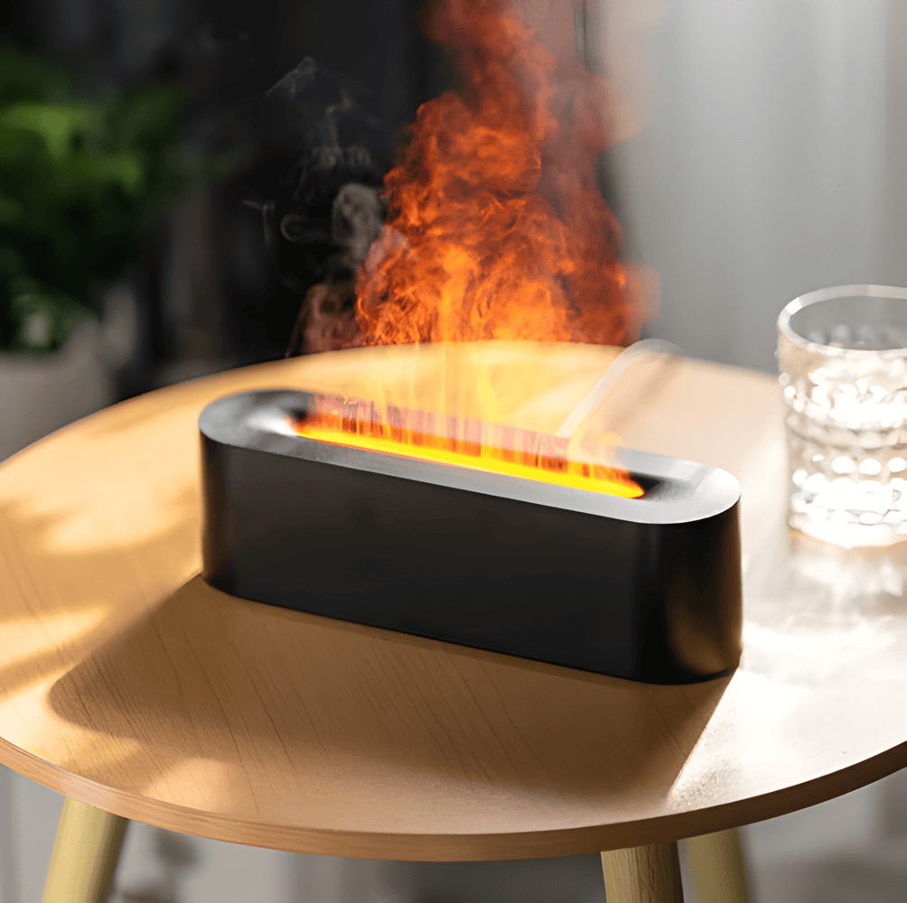 USB aroma difuzér s vícebarevným LED osvětlením - relaxační atmosféra a lehká mlha