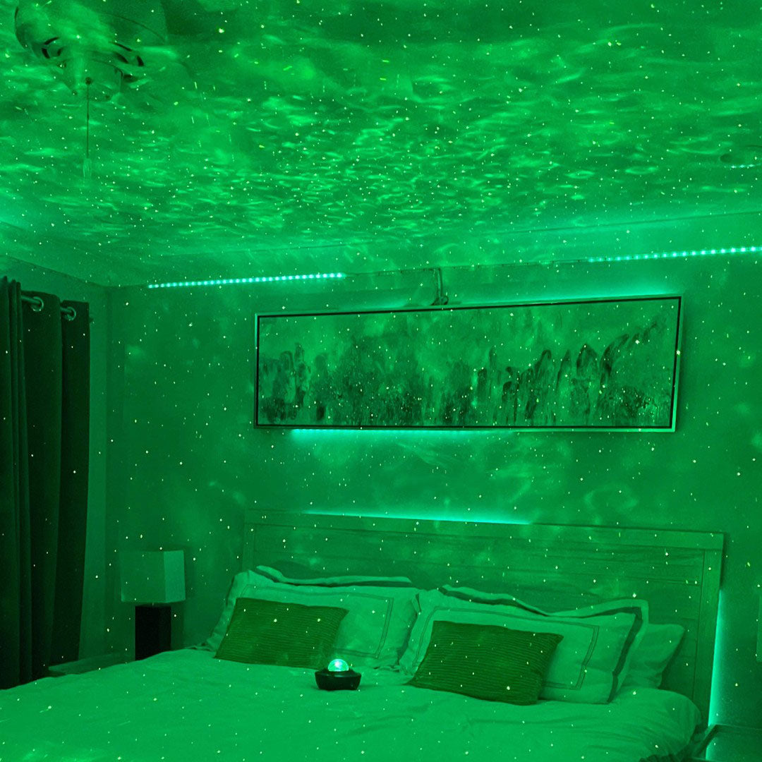 Proyector de luz Galaxy - Decoración luminosa y relajante