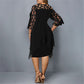 Blandine | Plus Size Evening Dress – Elegant Style and Asymmetrical Hem 