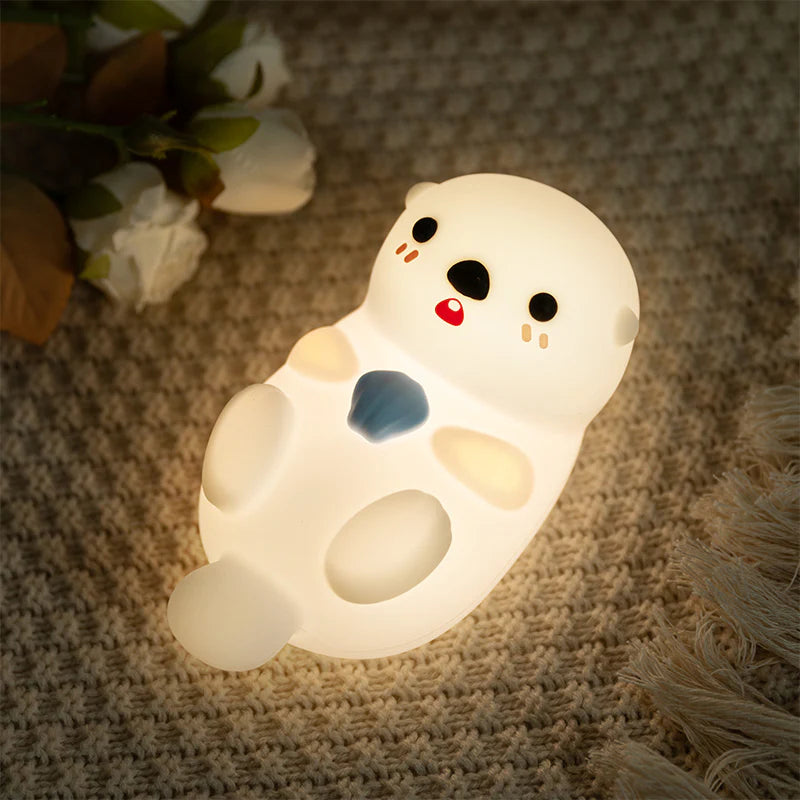 Luz de presença LED – Foca Fofa em Silicone Macio 