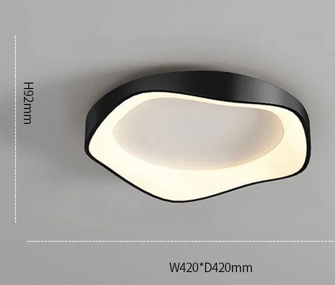 Asymmetrisk LED taklampe – Trend og eleganse 