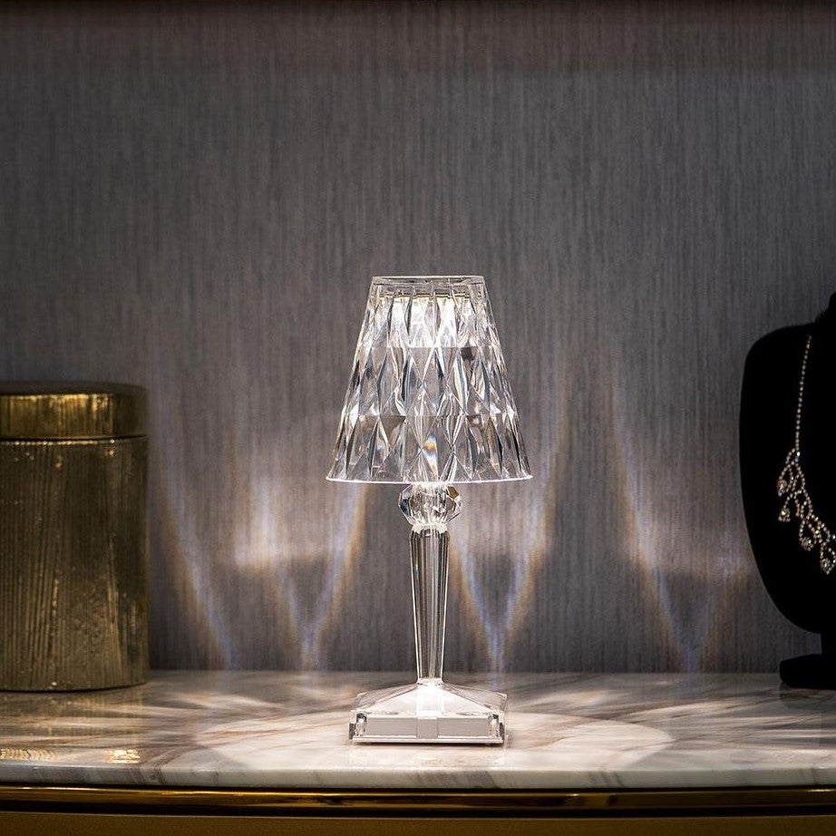 Krystallbordlampe – Moderne Eleganse Og Varm Atmosfære 