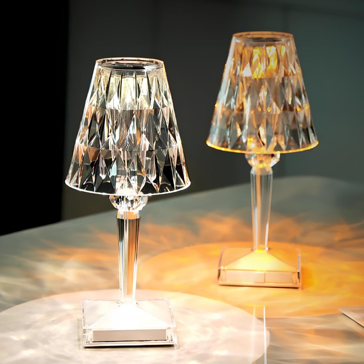Krystallbordlampe – Moderne Eleganse Og Varm Atmosfære 