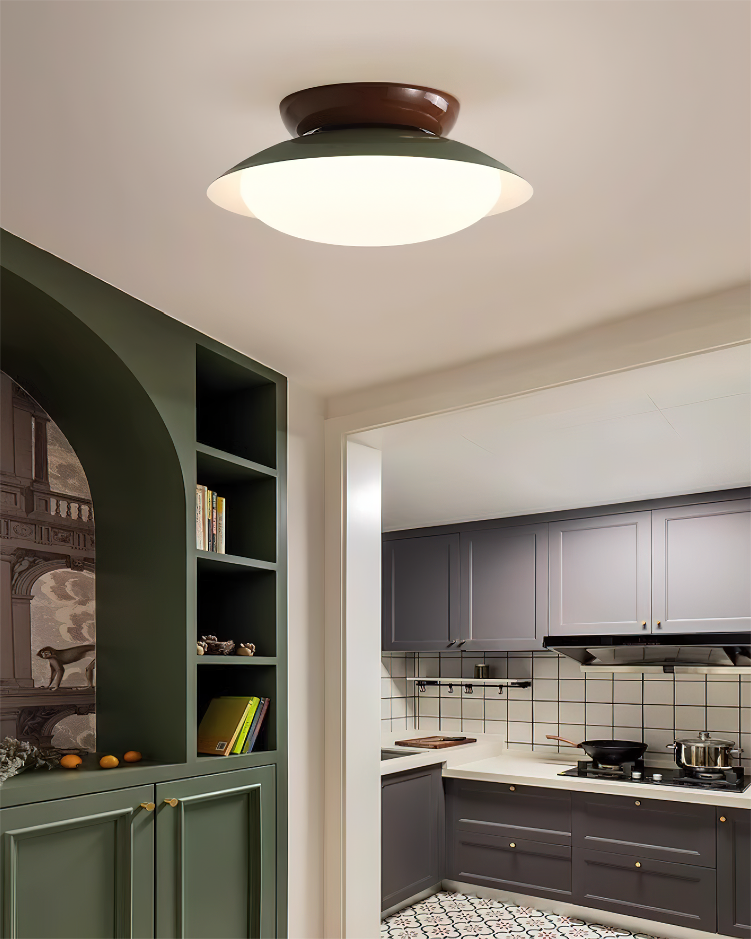 Plafón LED redondo - Resplandor natural y discreta elegancia