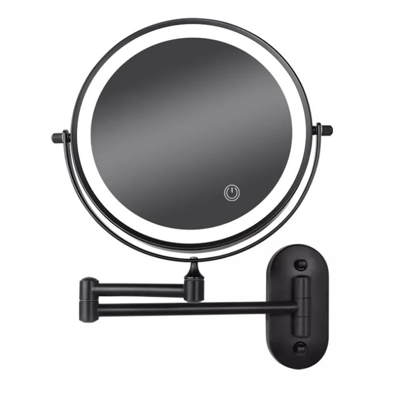 Oglindă de Machiaj – Iluminare LED, Efect De Mărire Și Fără Fir 