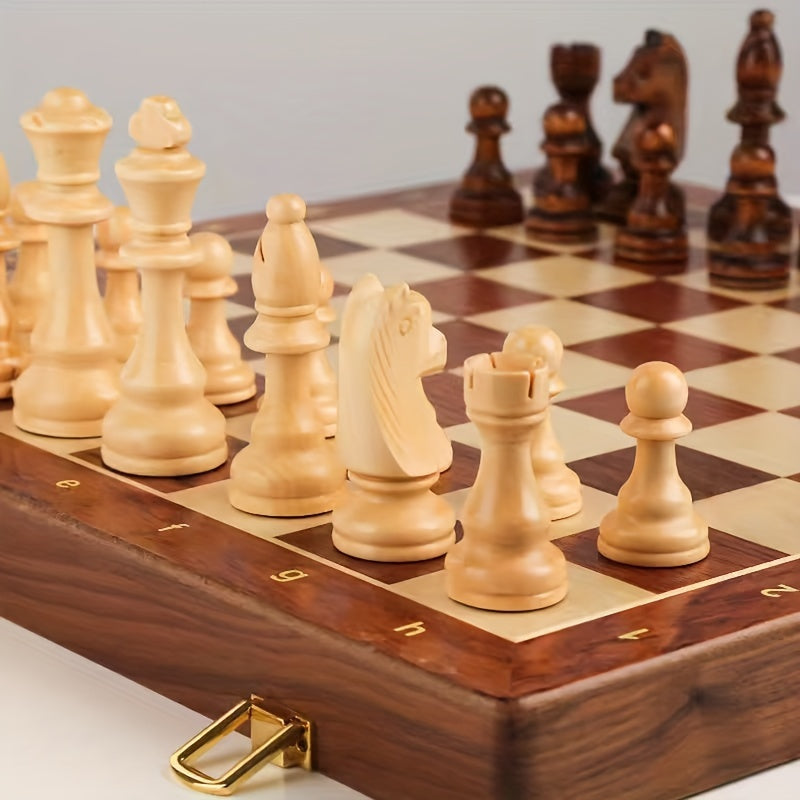 Klassiskt Schackspel – Hantverk Vård Och Distinkt Estetik 