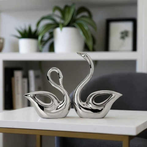 Escultura Cerâmica Decorativa – Elegância E Refinamento 