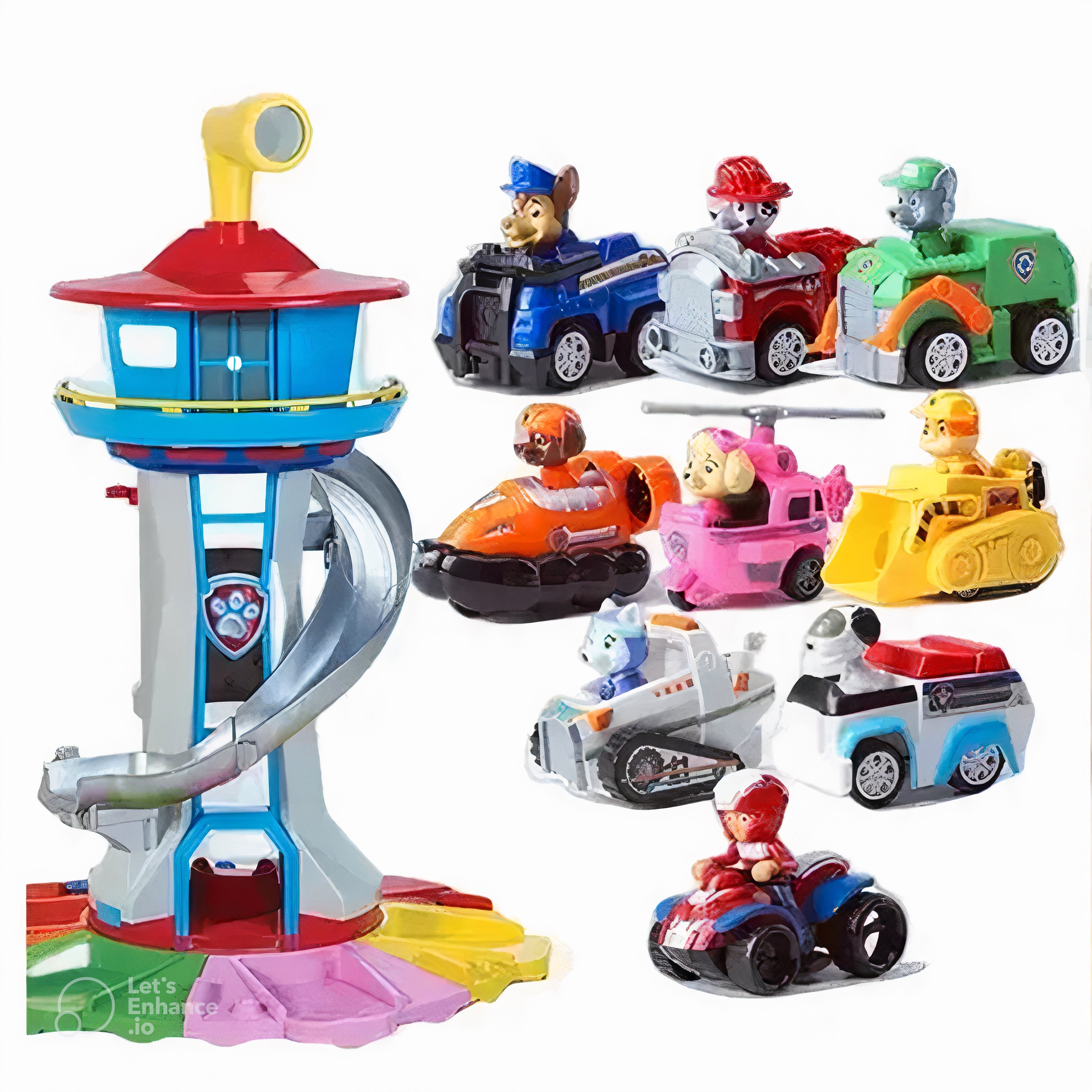 Conjunto de jogos para crianças com carros e escorrega - Diversão garantida e despertar da criatividade