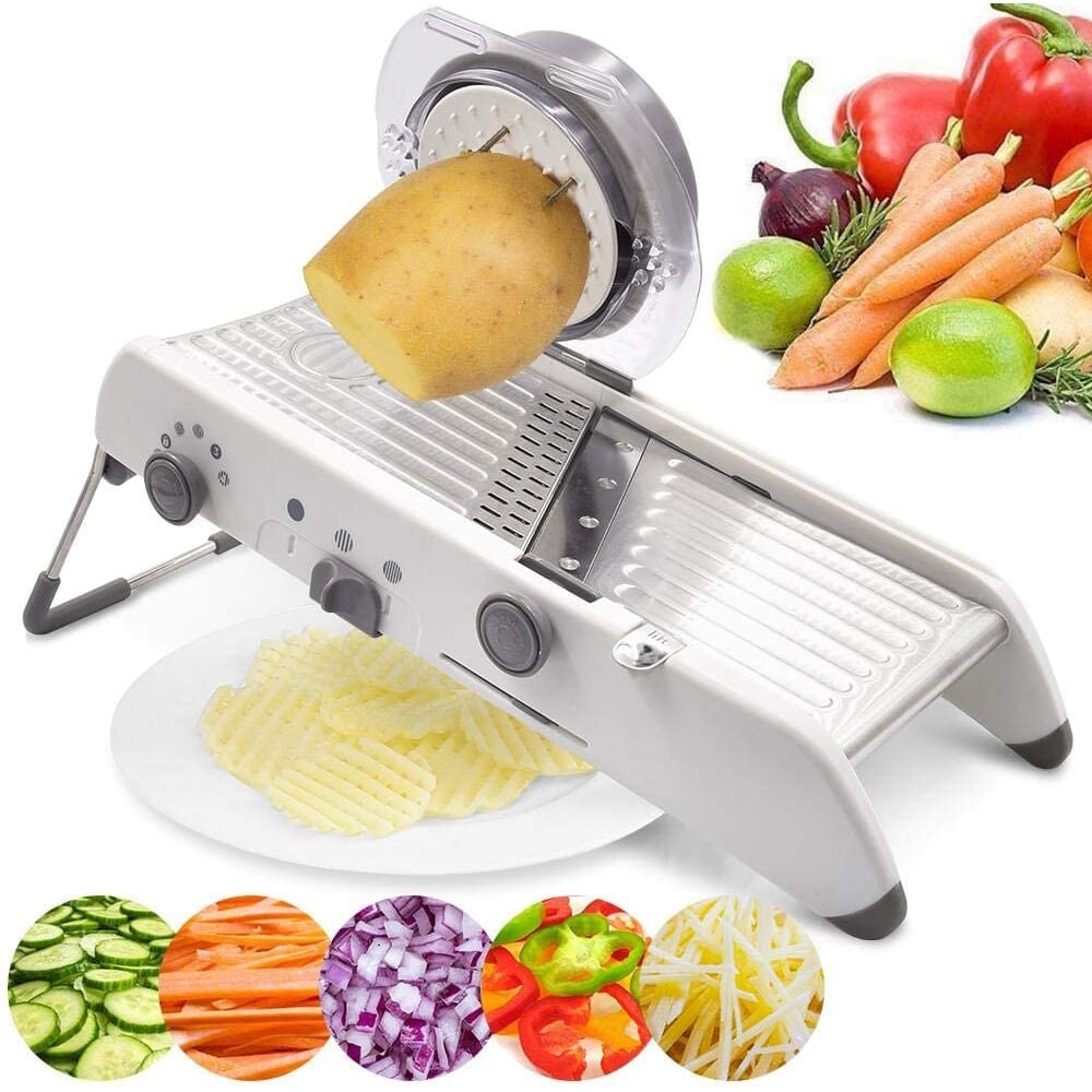 Mandolina de Cocina Multifunción - Máxima Precisión y Seguridad
