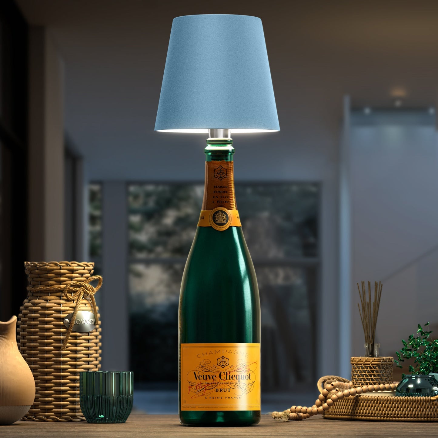 Wiederaufladbare LED-Lampe – Verwandeln Sie Ihre Flaschen in Leuchten 