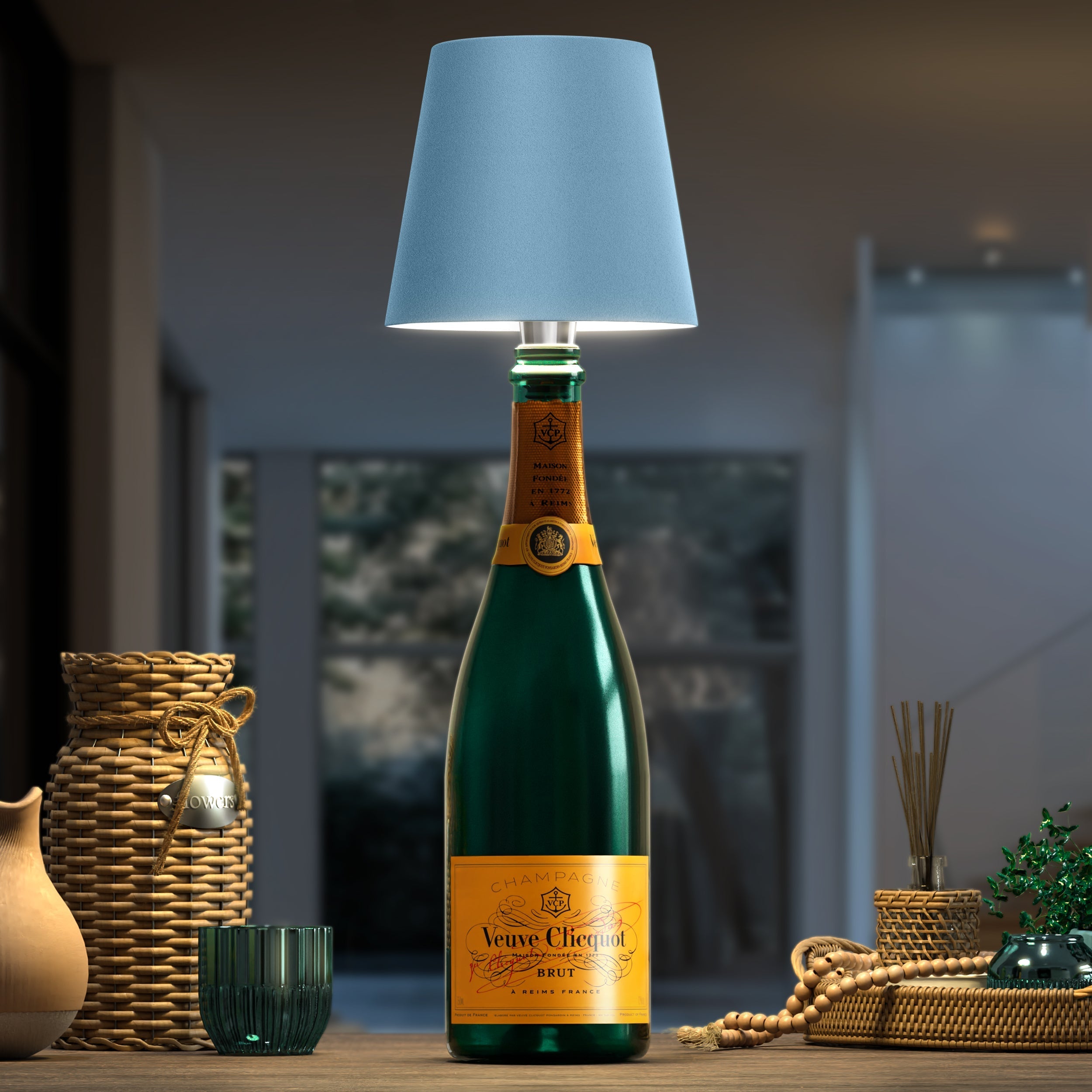 Oplaadbare LED Lamp – Transformeer Uw Flessen In Verlichting 