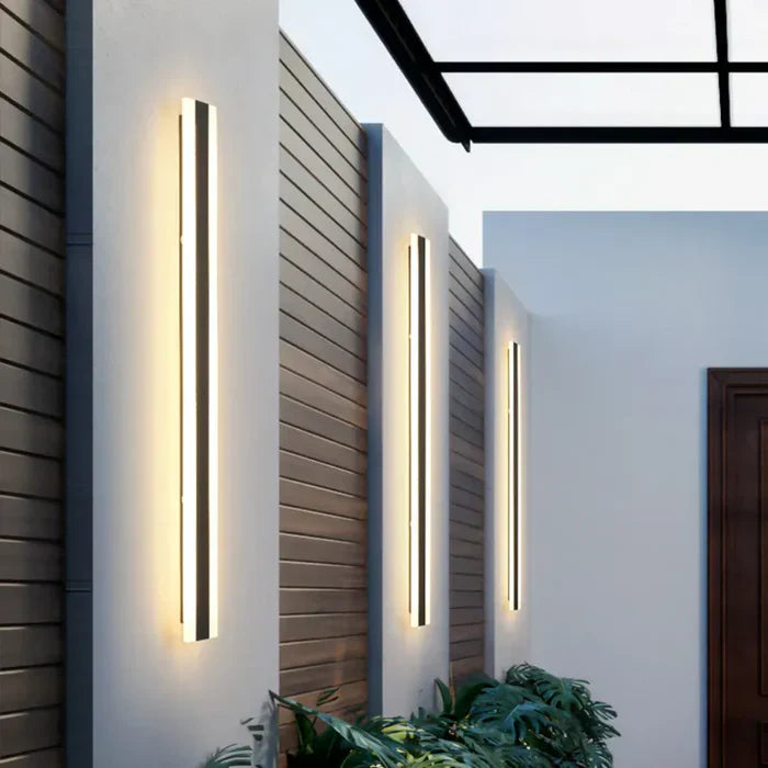 Værbestandig utendørs vegglampe - Soliditet og eleganse
