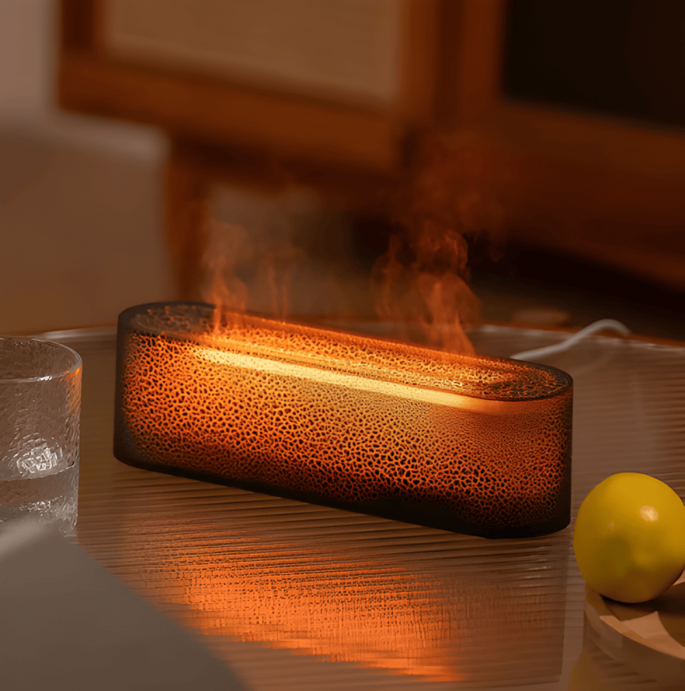 USB aroma difuzér s vícebarevným LED osvětlením - relaxační atmosféra a lehká mlha