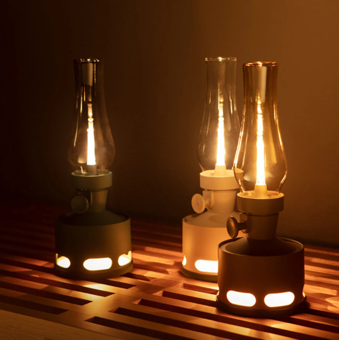 Lanterne LED Style Rétro – Éclairage Décoratif Élégant