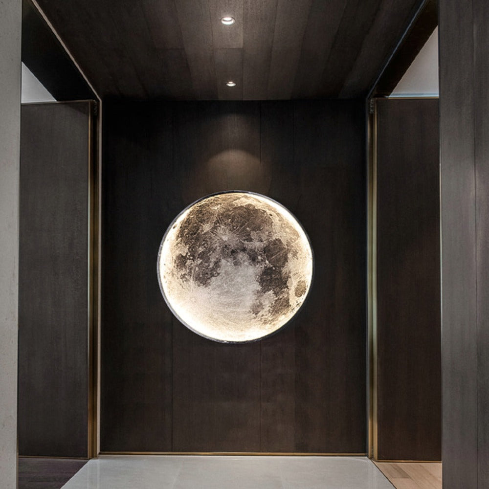 3D LED Wandlamp – Maan Voor Een Unieke Sfeer 