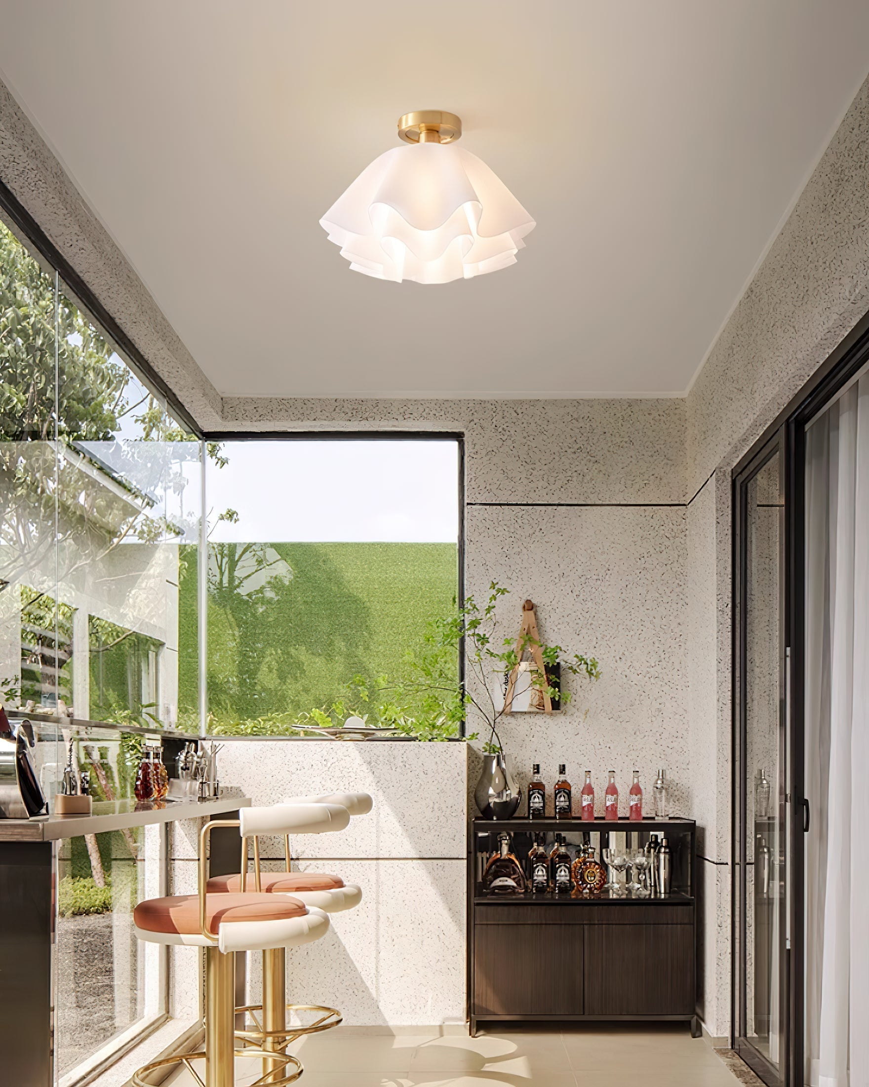 Plafonier Modern Elegant – Iluminare Rafinat și Ambianță Caldă 