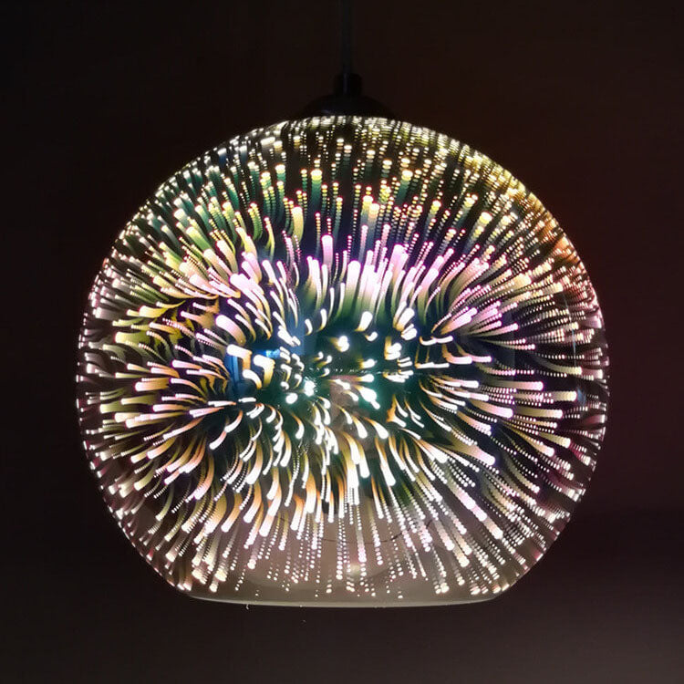 Moderna hängande lampa med fyrverkerieffekt – Visuellt sken och trendig design 