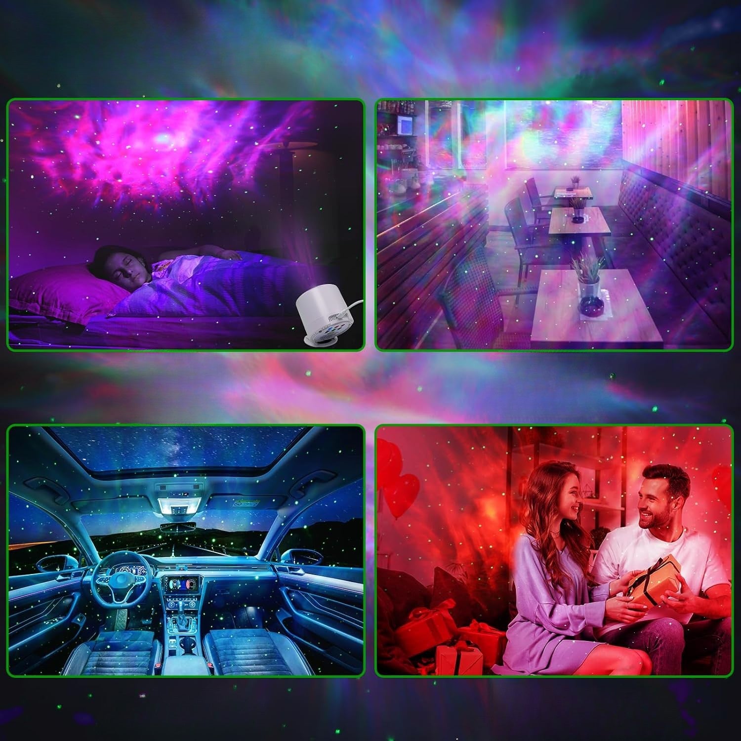 LED projektor – Relaxační galaxie atmosféra 