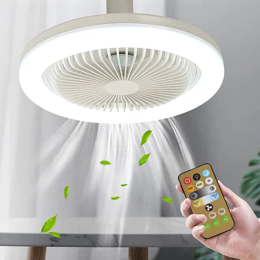 Többfunkciós Mennyezeti Ventilátor – Levegőáramlás és Beépített Világítás 
