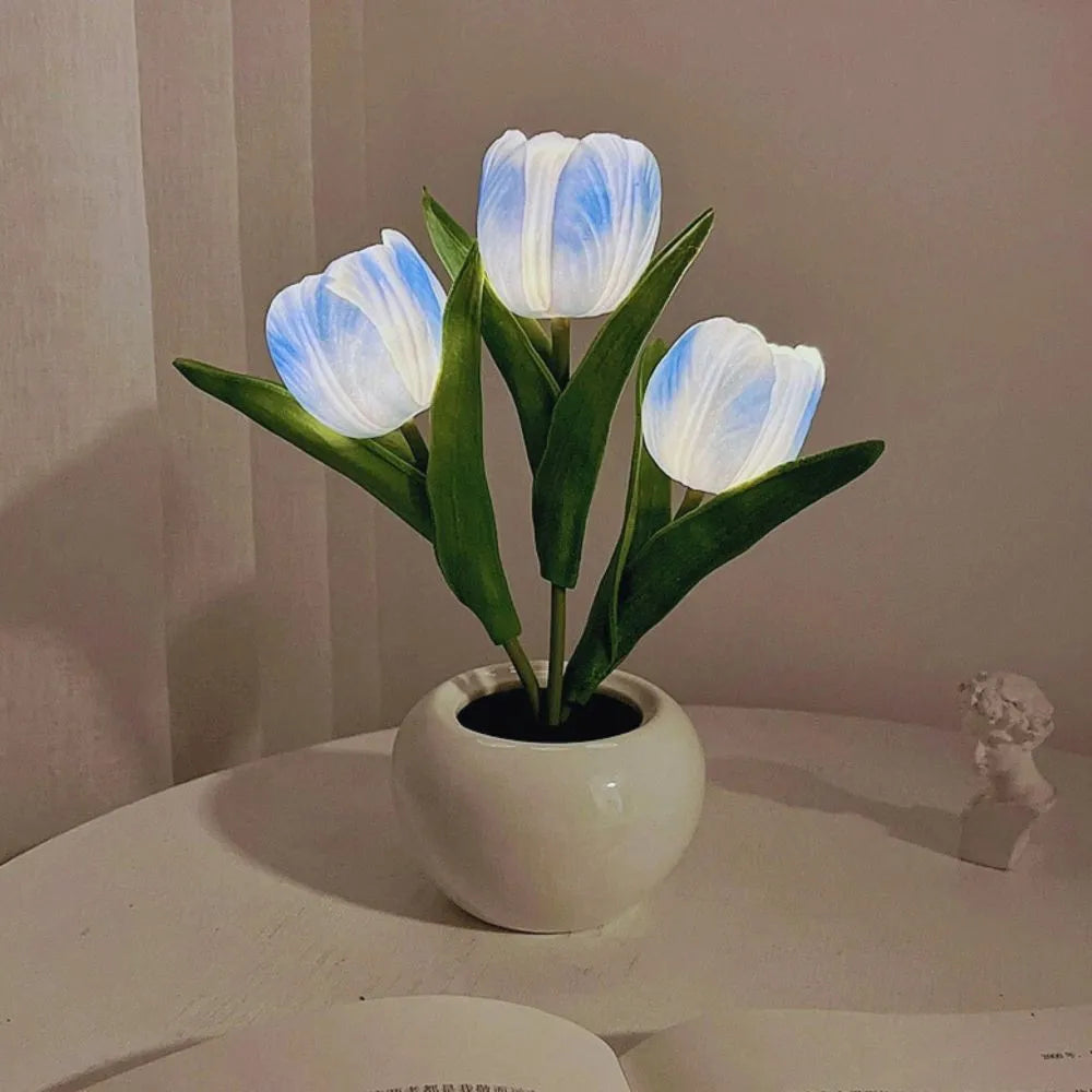 Dekorativ Lampe Tulipan – Varm og Raffinert Atmosfære 