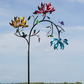 Hageblomster Vindturbine – Fargerik og roterende dekorasjon 