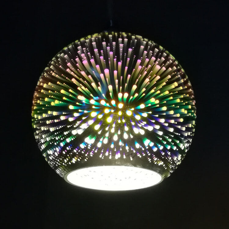 Moderna hängande lampa med fyrverkerieffekt – Visuellt sken och trendig design 