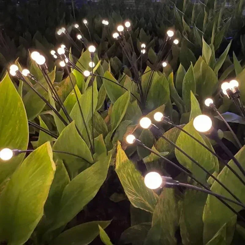 Lámparas LED Luciérnagas A Energía Solar – Ambiente Mágico Para Su Jardín 